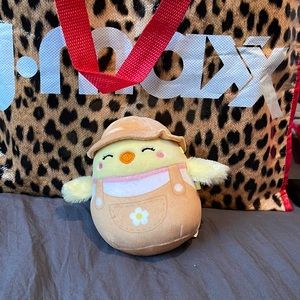 Aimee in overalls squishmallow